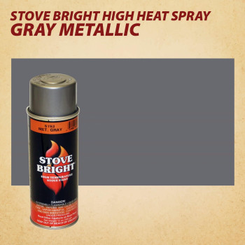 Stove Bright High Temp Spray Paint Satin Up To 1200 Degrees 12 Ounce Pack Of 1 6193 Metallic Gray