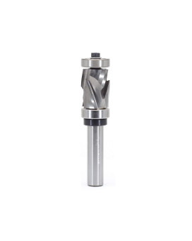 Yonico 33202 Top Bottom Bearing Ultraperformance Compression Flush Trim Router Bit 12Inch Shank