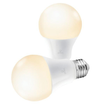 2PK 60W BULB FRSTD WHT