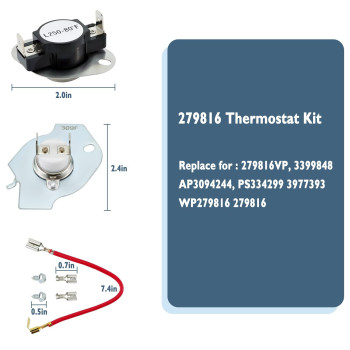 Ami Parts 3387747 Wp3387747 Dryer Heating Element Compatible With Kenmore Kenmore Whirlpool Maytag Dryer Replaces Ps11741416 W