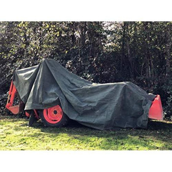 Dry Top Heavy Duty Canvas Tarp 20X30 Feet Green