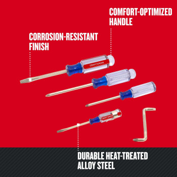 Craftsman Cmht65050 Acetate Screwdriver 5Pc Set