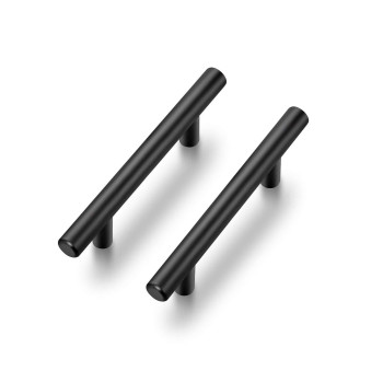 Ravinte 30 Pack 5 Inch Cabinet Pulls Matte Black Stainless Steel Kitchen Drawer Pulls Cabinet Handles 5 Inchlength 3 Inch Hol