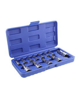 Abn Torx Plus Socket Set Star Bit Set 5 Star Tamper Proof Torx Bit Set 12Piece Torx Set