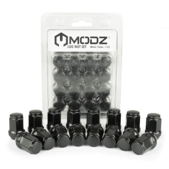 Modz Metric 12X125 Closed End Golf Cart Wheel Lug Nuts Set Of 16 For Yamaha Golf Carts