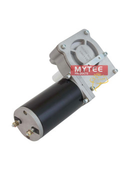 Mytee Products 900W 601 Tarp Motor For Dump Truck Tarp Systems With Chrome Cover 12Vdc 50 Amps 60 Rpm 1 Year Warranty