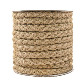 Tenn Well Braided Jute Rope 25 Feet 11Mm Thick Twine Rope For Crafting Cat Scratching Gardening Bundling And Macrame Project