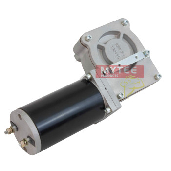 Mytee Products 900W 901 Tarp Motor For Dump Truck Tarp Systems With Chrome Cover 12Vdc 43 Amps 50 Rpm 1 Year Warranty