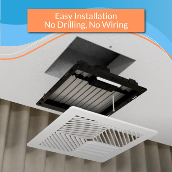 Flair Smart Vent 6X10 White Ac Vent Cover For Floors Walls And Ceilings