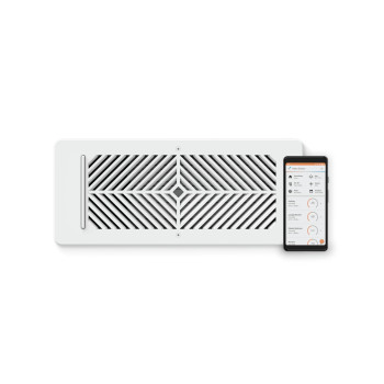 Flair Smart Vent 4X10 White Ac Vent Cover For Floors Walls And Ceilings