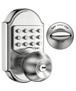 Megaflint Keyless Entry Door Lock Deadbolt Keypad Mechanical Stainless Steel Pass Code Or Key 100 Mechanical No Electronic