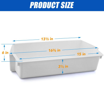 2 Pack 2187172 Door Shelf Bin Replacement For Frigidaire Whirlpool Kenmore Amana Roper Estate Replace Ps328468 Ap3853103 Wp21871