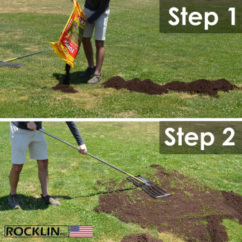 Rocklin Lawn Leveling Rake Levelawn Tool Level Soil Or Dirt Ground Surfaces Easily 30 X 10 Ground Plate 78 Extr