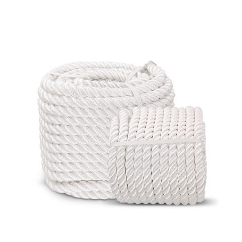 Aoneky 12 58 34 78 Inch Nylon Twisted Rope White Pull Rope Cord 58 Inch X 100 Ft