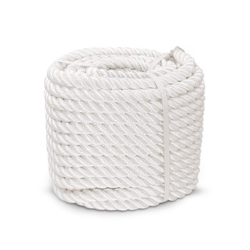 Aoneky 12 58 34 78 Inch Nylon Twisted Rope White Pull Rope Cord 78 Inch X 100 Ft