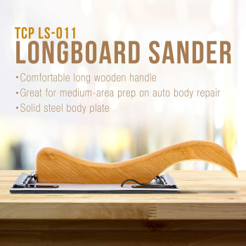 Tcp Global Wooden Handle Longboard Sander For Psa Sandpaper 1034 X 234