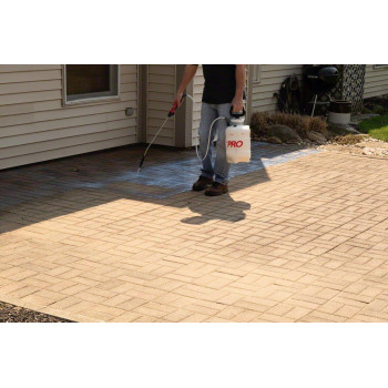 Masonrydefender Low Gloss Patio Paver Sealer 25 Gal Clear Waterbased Sealant For Natural Stone Surfaces