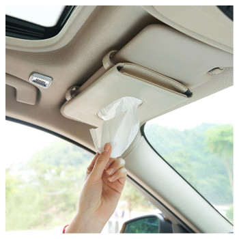 Car Tissue Holder Sun Visor Napkin Holder Car Mask Holder For Sun Visor Masks Dispenser For Car Car Tissue Box With Tissue R