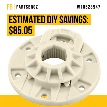 Partsbroz W10528947 Basket Driven Hub Kit Compatible With Whirlpool Ap5665171 Maytag Kenmore Amana Washer Replaces W10528947