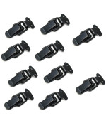 Rannb Toggle Latch Mini Size Toolbox Box Spring Loaded Latch Black Pack Of 10