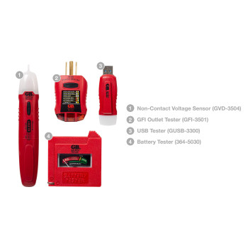 Gardner Bender Gk5 Household Tester Electrical Test Kit Red