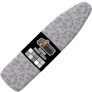 The Original Gorilla Grip Ironing Board Cover Silicone Coating Full Size Scorch Resistant Padding Elastic Edge Heavy Duty Ir