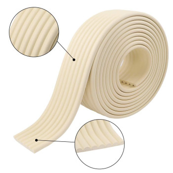 Kooldoo Baby Proofing Edge Guards Padding 125Ft Extra Wide Edge Protectors With Adhesive 3M Tapes For Table Deskbeige