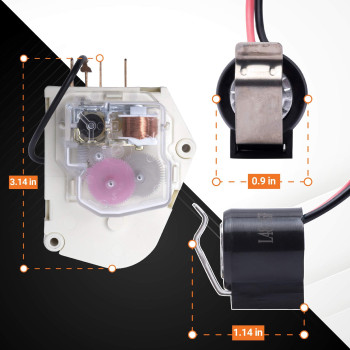 New 2198202 Cold Control Thermostat W10822278 Defrost Timer W10225581 Bimetal Thermostat Refrigerator Defrost Complete Kit Rep