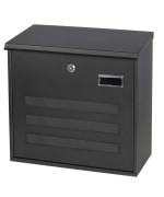 Mailboxes With Key Lock Wall Mounted Large Capacity Mailbox Black 136 X 43 X 128 Inch