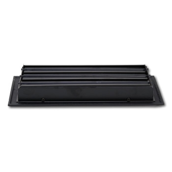 Madelyn Carter Contemporary Vent Cover Solid Cast Aluminum Interior Controls Air Flow 6 X 12 Inches Overall Face 725 X 13