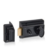 Sumbin Rim Night Latch For Front Door Black Color