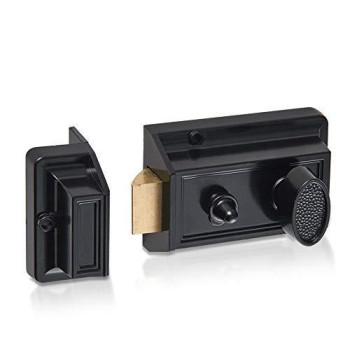 Sumbin Rim Night Latch For Front Door Black Color