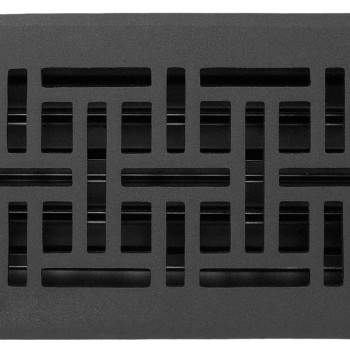 Madelyn Carter Contemporary Vent Cover Solid Cast Aluminum Interior Controls Air Flow 4 X 14 Inches Overall Face 525 X 15