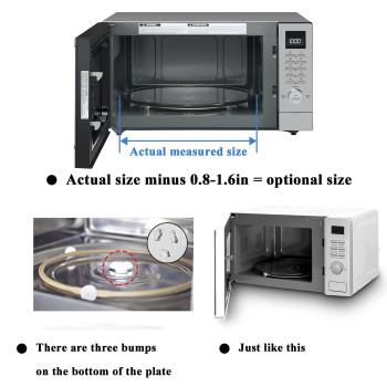 125 Microwave Glass Turntable Plate Replacement For Ge Microwave Glass Plate Replace Microwave Glass Tray Wb39X10003 Wb39