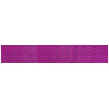 Wall Control Pegboard Value Pack 3 Pack Of Wall Control 16Inch Tall X 32Inch Wide Horizontal Purple Metal Pegboards For Wa