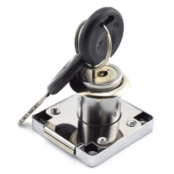 Sdtc Tech Drawer Lock With Keys And Matching Screws For Cabinetwardrobecupboardoffice Desk Etc Cylinder Cam Length 22 Mm