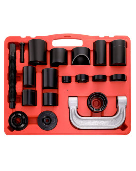 Orion Motor Tech OMT Master Ball Joint Press Kit & U-Joint Puller Service Tool Set 21PCS - Upper and Lower Ball Joint Removal Tool Kit for Ball Joint Service with C-Press