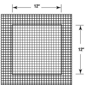 Primeline Mp9286 Selfadhesive Drywall Repair Patch 12 In X 12 In Fiber Mesh Over Galvanized Plate 1 Pack