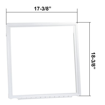 241969501 Refrigerator Shelf Frame Without Glass Crisper Pan Cover For Frigidaire Electrolux Refrigerator Delicatessen Drawe