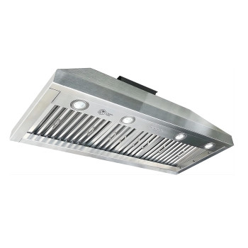 Ct Copper Tailor Builtin Range Hood Insert Vent 42 Inch 1150 Cfm With 4Speed Fan Led Light Dishwashersafe Baffle Filter