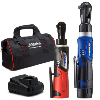 Acdelco Arw1209K9 G12 Series 12V Liion Cordless 38 Ratchet Wrench Combo Tool Kit With Canvas Bag