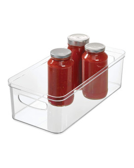 Idesign Bpafree Plastic Crisp Large Pantry And Fridge Organizer With Easy To Grip Integrated Handles For Kitchen Fridge Freez