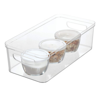 Idesign Bpafree Plastic Crisp Large Pantry And Fridge Organizer With Easy To Grip Integrated Handles For Kitchen Fridge Freez