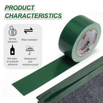 Welstik Professional Grade Dark Green Duct Tape Waterproof Duct Cloth Fabric Duct Tape For Photographers Repairs Diy Crafts