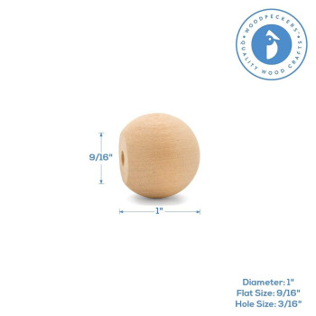 Wood Knobs 1 Inch Round Natural Wood Drawer Pulls Pack Of 25 Unfinished Wooden Drawer Knobs Ball Shaped Wood Cabinet Knobs N