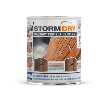 Stormdry Brick Sealer Clear Brick Stone Concrete Masonry Waterproofer 25Year Certified Waterproofing Protection Against