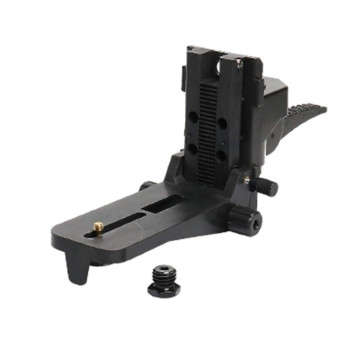 Huepar Mounting Clamp With 1420 Male Thread And 5811 Thread Adapter For Telescoping Pole For Rotary And Line Laser Level