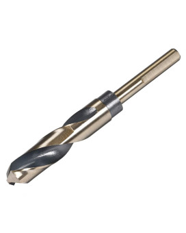 Uxcell Reduced Shank Twist Drill Bits 185Mm High Speed Steel 4341 With 10Mm Shank For Stainless Steel Alloy Metal Plastic Wood