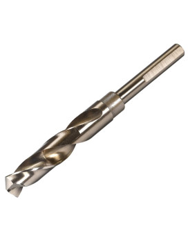 Uxcell Reduced Shank Twist Drill Bits 16Mm High Speed Steel 6542 With 10Mm Shank For Stainless Steel Alloy Metal Plastic Wood