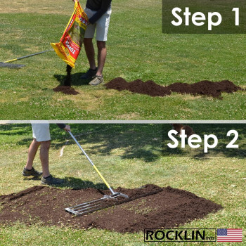 Rocklin Lawn Leveling Rake Levelawn Tool Level Soil Or Dirt Ground Surfaces Easily 48 X 10 Ground Plate 78 Extr